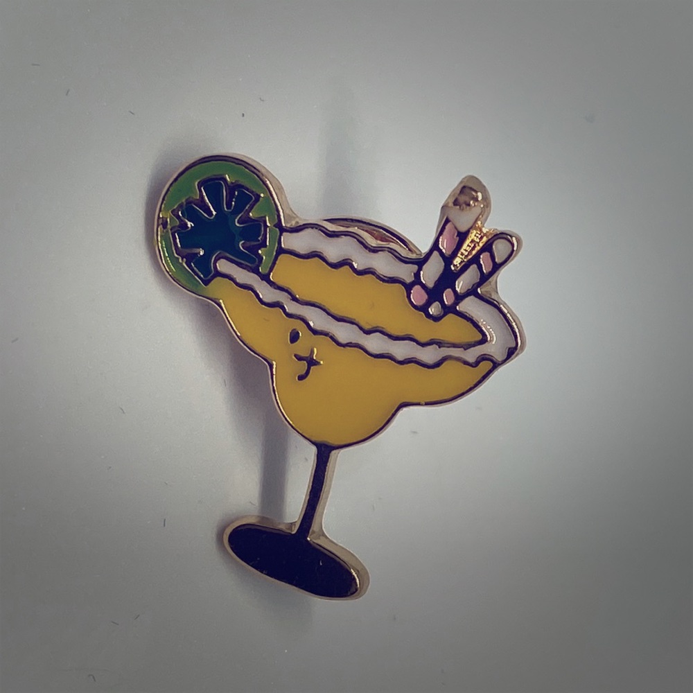 Martini Enamel Pin